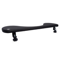 R-Go Ergonomische Armlehne - Halterung und Klemme - schwarz - Vinyl - Holz - Schwarz - China - 210 x 660 x 23 mm - 700 g - 240 mm