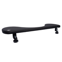 R-Go Ergonomische Armlehne - Halterung und Klemme - schwarz - Vinyl - Holz - Schwarz - China - 210 x 660 x 23 mm - 700 g - 240 mm