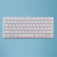 R-Go Compact R-Go Tastatur - QWERTY (US) - wei&szlig; -...