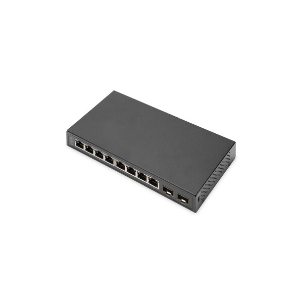 DIGITUS 8-Port Gigabit + 2 Gigabit SFP Ports
