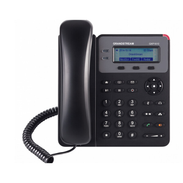 Grandstream GXP1610 - DECT-Telefon - Freisprecheinrichtung - 500 Eintragungen - Schwarz