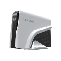 GrauGear G-3501-A-10G - HDD-Geh&auml;use - 3.5 Zoll - Serial ATA III - 10 Gbit/s - USB Anschluss - Schwarz - Silber
