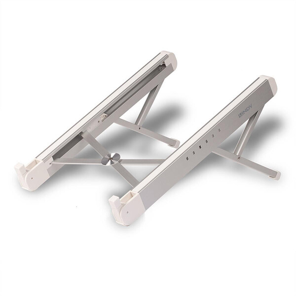 Lindy 20916 - Notebook-Ständer - Silber - Weiß - Acrylnitril-Butadien-Styrol (ABS) - Aluminium - Silikon - 25,4 cm (10 Zoll) - 39,6 cm (15.6 Zoll) - 15 kg