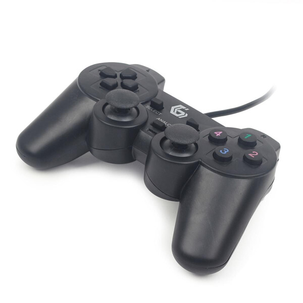 Gembird JPD-UDV-01 - Gamepad - PC - D-Pad - Analog / Digital - Kabelgebunden - USB 2.0