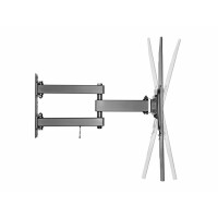 Equip Artikulierende TV-Wandmontagehalterung - 37 bis 70 Zoll - 177,8 cm (70 Zoll) - 200 x 200 mm - 600 x 400 mm - -15 - 10° - Edelstahl - Schwarz