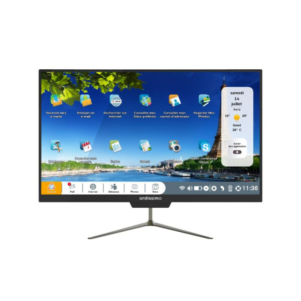 Ordissimo Clara 2 - 60,5 cm (23.8 Zoll) - Full HD - Intel® Pentium® - 6 GB - 256 GB - Schwarz