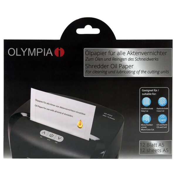 Olympia Ölpapier - 12 Stück(e) - 240 mm - 5 mm - 163 mm - 160 g