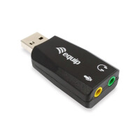 Equip 245320 - USB Typ-A - 3,5 mm - Schwarz - 22 mm - 51 mm - 12 mm