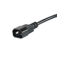 Equip Steckdosenleiste 19" 1HE 8fach IEC C14 1.8m Schalt. sw - Steckdosenleiste - 1,8 m