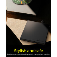 ICY BOX Externes Gehäuse Ultra Slim SATA USB Type-C/Type-A retail - Laufwerks-Gehäuse - Gehäuse