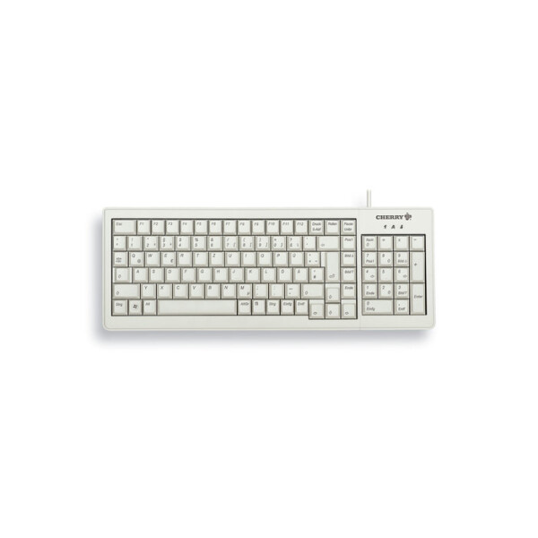Cherry XS  - Volle Größe (100%) - Kabelgebunden - USB - QWERTZ - Grau