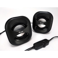 Equip Mini-USB-Lautsprecher - 2.0 Kanäle - Verkabelt - 3 W - 90 - 20 Hz - 40 Ohm - Schwarz