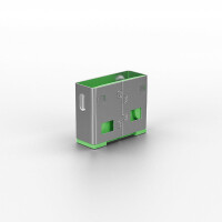 Lindy USB Port Schloss 10 Stueck OHNE Schlüssel Code GRÜN