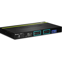 TRENDnet TPE-1620WS - Managed - L2 - Gigabit Ethernet (10/100/1000) - Power over Ethernet (PoE) - Rack-Einbau - 1U