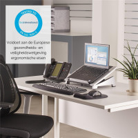 Fellowes 8032001 - Schwarz - 43,2 cm (17 Zoll) - 5 kg - 140 - 190 mm - 382 mm - 290 mm