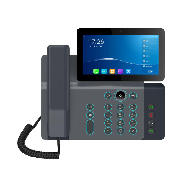 Fanvil V67 - IP-Telefon - Schwarz - Drahtgebundenes & drahtloses Handgerät - Im Band - Out-of band - SIP-Info - 20 Zeilen - 2000 Eintragungen