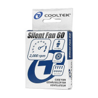 Ultron Lüfter Cooltek Silent Fan 60*60*25 2000RPM - Gehäuse-Lüfter - 13,2 dB