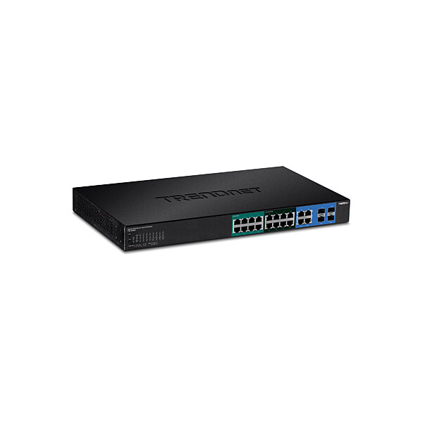 TRENDnet TPE-204US - Managed - L2/L3/L4 - Gigabit Ethernet (10/100/1000) - Power over Ethernet (PoE) - Rack-Einbau - 1U