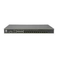 LevelOne GTL-2091 - Switch - L3 - managed - 12 x 10 Gigabit SFP++ 8 - Switch - Glasfaser (LWL)