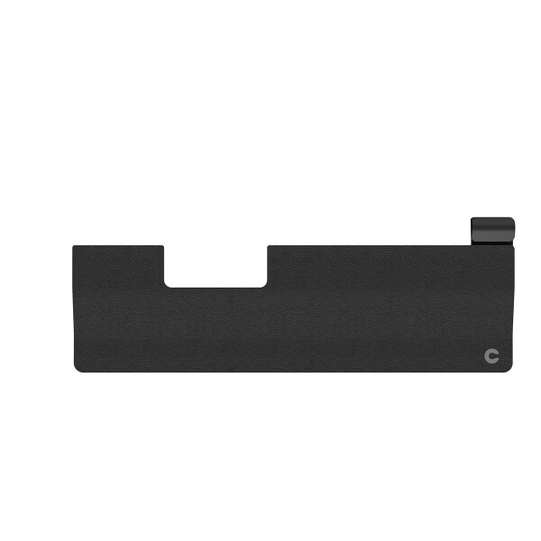 Contour Design RollerMouse Pro Extended Handballenauflage aus veganem Leder - Veganes Leder - Schwarz - RollerMouse Pro - 151,7 x 424,8 x 22,9 mm - 260 g - 155 mm