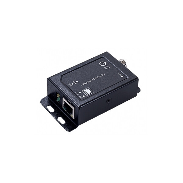 WANTEC 5711 - 10,100 Mbit/s - 10/100 - IEEE 802.3af - IEEE 802.3at - Voll - Halb - Schwarz - 1200 m