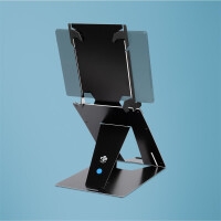 R-Go Riser R-Go Duo - Tabletst&auml;nder und Laptopst&auml;nder - verstellbar - schwarz - Schwarz - Aluminium - 25,4 cm (10 Zoll) - 55,9 cm (22 Zoll) - 5 kg - 221 mm