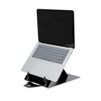 R-Go Riser R-Go Duo - Tabletst&auml;nder und Laptopst&auml;nder - verstellbar - schwarz - Schwarz - Aluminium - 25,4 cm (10 Zoll) - 55,9 cm (22 Zoll) - 5 kg - 221 mm