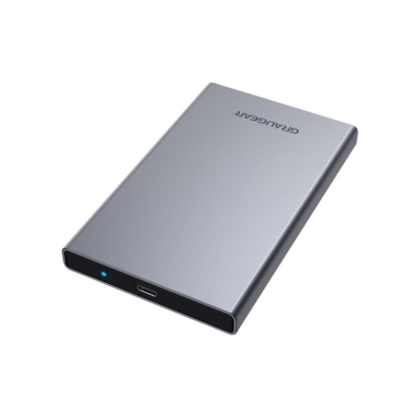 GrauGear G-2501-AC-10G - HDD / SSD-Gehäuse - 2.5 Zoll - SATA - 6 Gbit/s - USB Anschluss - Aluminium