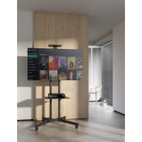 Equip 650603 - 50 kg - 94 cm (37 Zoll) - 177,8 cm (70 Zoll) - 600 x 400 mm - Höhenverstellung - Schwarz