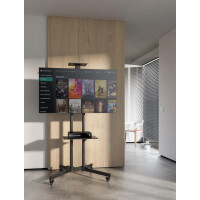 Equip 650603 - 50 kg - 94 cm (37 Zoll) - 177,8 cm (70 Zoll) - 600 x 400 mm - Höhenverstellung - Schwarz