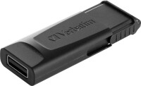 Verbatim Slider - USB-Stick 128GB - Schwarz - 128 GB - 2.0 - Dia - 8 g - Schwarz