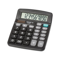 Genie 220 MD - Desktop - Einfacher Taschenrechner - 10 Ziffern - Display klappbar - Batterie/Solar - Schwarz