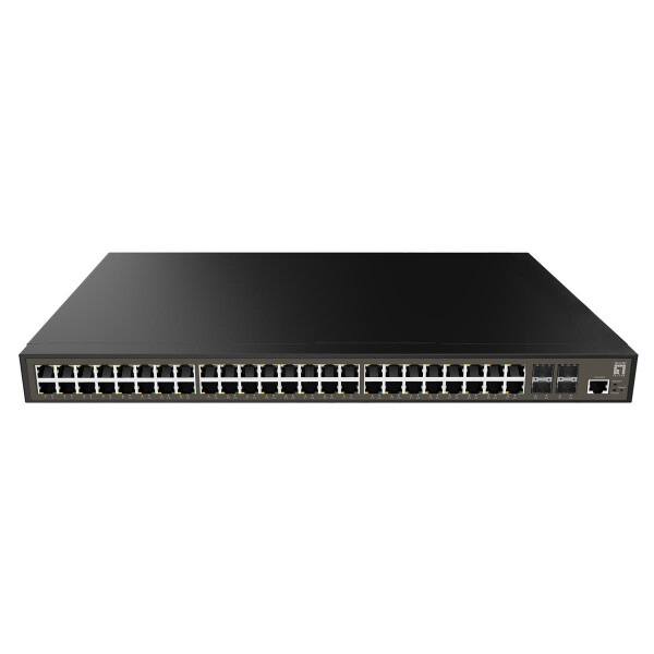 LevelOne Switch 48x GE GEL-5271 4xGSFP 19" - Switch - 1 Gbps