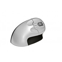 Bakker Grip Mouse Wireless - Optisch - RF Wireless - 1600 DPI - Schwarz - Silber