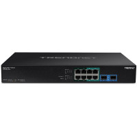 TRENDnet TPE-BG102G - Unmanaged - Gigabit Ethernet (10/100/1000) - Vollduplex - Power over Ethernet (PoE) - Rack-Einbau - 1U