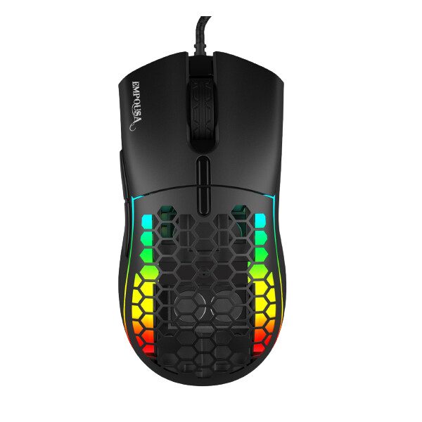 INCA IMG-GT20 - Beidhändig - Optisch - USB Typ-A - 10000 DPI - Schwarz
