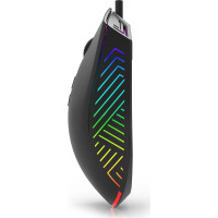INCA IMG-GT17 - rechts - Optisch - USB Typ-A - 6400 DPI - Schwarz