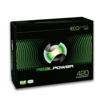 Ultron RealPower RP420 ECO - 420 W - 200 - 240 V - 20+4 pin ATX - PC - ATX - 20 dB