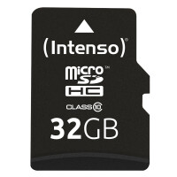 Intenso 32GB MicroSDHC - 32 GB - MicroSDHC - Klasse 10 -...