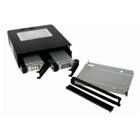 Icy Dock MB994IPO-3SB - 2x 2,5 Zoll - Speicherlaufwerkbehälter - Schwarz - 1 Lüfter - 4 cm - 6 Gbit/s