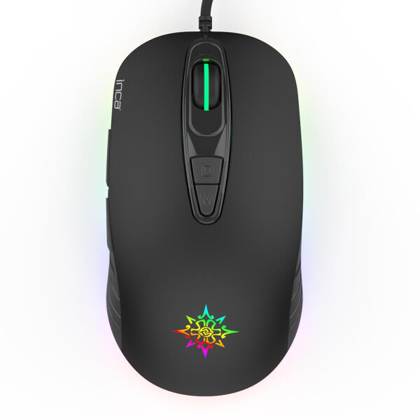 INCA IMG-348 - rechts - Optisch - USB Typ-A - 3200 DPI - Schwarz
