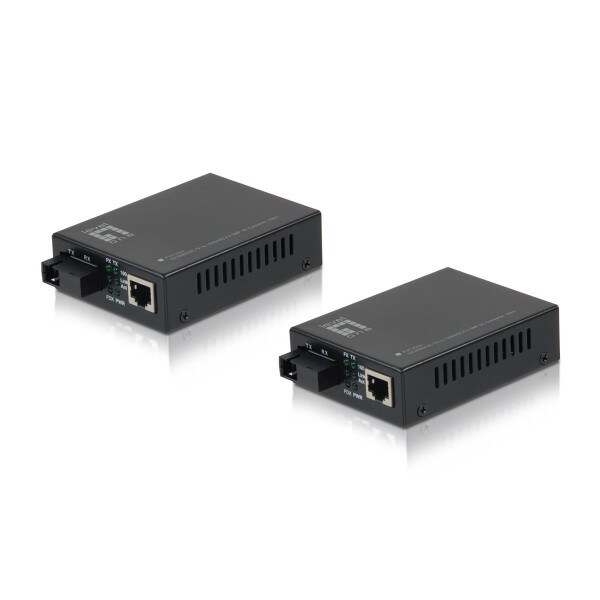 LevelOne FVT-2202 - 100 Mbit/s - IEEE 802.3 - IEEE 802.3u - IEEE 802.3x - Schnelles Ethernet - 10,100 Mbit/s - 10BASE-T - 100BASE-TX - 100BASE-FX