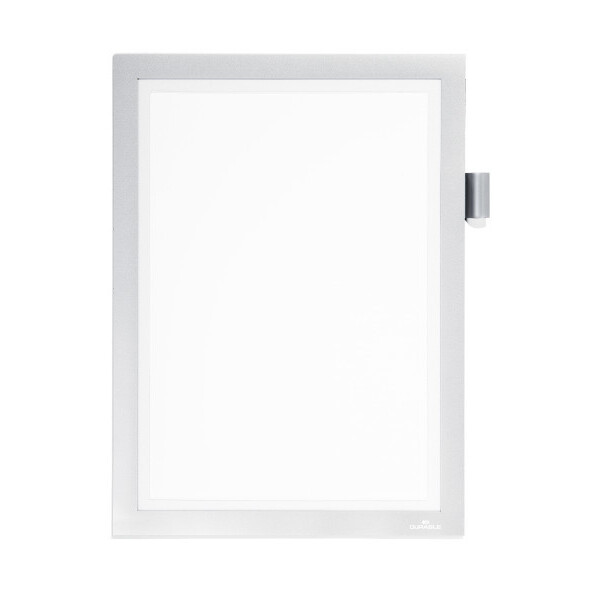 Durable duraframe magnetisch kader Note A4 - zilver - Silber - 1 Stück(e)