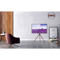 Techly TV LED LCD Standfuß mit Dreibein Fuß 45"-65"