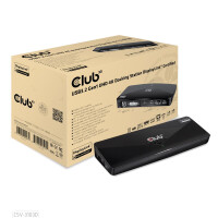 Club 3D USB 3.0 4k Docking Station, schwarz, 4K @ 30 Hz,...