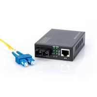 DIGITUS Gigabit Medienkonverter, RJ45 / SC