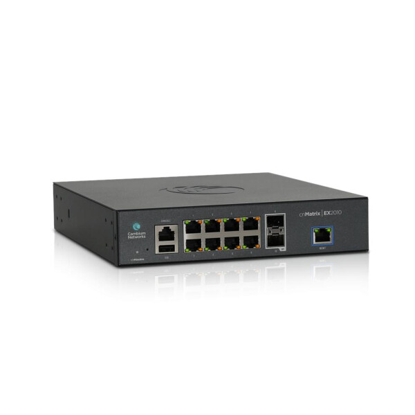 Cambium Networks cnMatrix EX2010 - Managed - L2/L3 - Gigabit Ethernet (10/100/1000) - Rack-Einbau - 1U