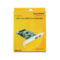 Delock 89359 - PCI - USB 3.2 Gen 1 (3.1 Gen 1) - 6 Gbit/s...