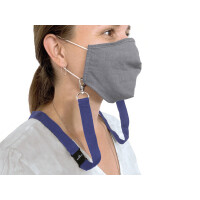 Durable 852807 - Gesichtsmaske - Textil - Blau - 44 cm -...