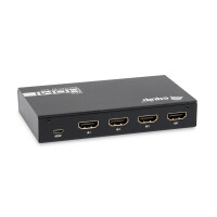 Equip 332725 - HDMI - Aluminium - Schwarz - 60 Hz - 3840...